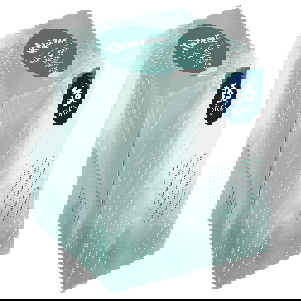 Naturals Facial Tissue for Business, BOUTIQUE POP-UP Box, 2-Ply, White, 90 Sheets/Box, 36 Boxes/Carton